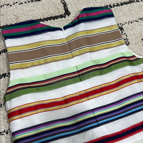 Halabaloo Multicolor Striped Kids Dress - Picture 5 of 5